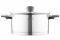 Каструля Ardesto Gemini, скляна кришка, 3.9 л, нержавіюча сталь