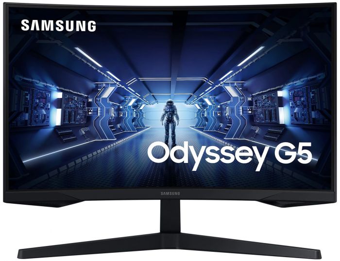 Монітор LCD 27" Samsung Odyssey G5 C27G54TQW 2xHDMI, DP, VA, 2560x1440, 144Hz, 1ms, CURVED