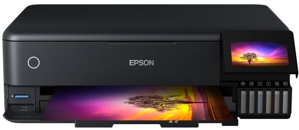 БФП ink color A3 Epson EcoTank L8180 32_33 ppm Duplex USB Ethernet Wi-Fi 6 inks Black Pigment