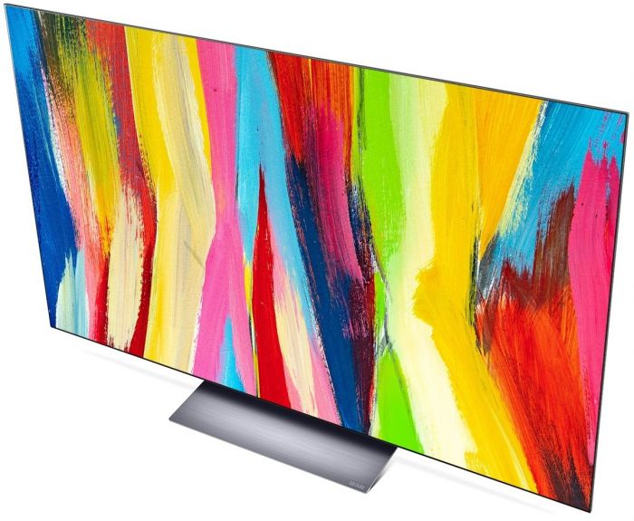 Телевізор 55" LG OLED 4K 100Hz Smart WebOS Dark Titan Sliver