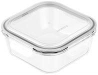 Контейнер для зберігання Ardesto Gemini 1200 мл, квадратний, боросилікатне скло Контейнер для зберігання Ardesto Gemini 1200 мл, квадратний, боросилікатне скло