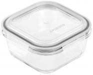 Контейнер для зберігання Ardesto Gemini 500 мл, квадратний, боросилікатне скло Контейнер для зберігання Ardesto Gemini 500 мл, квадратний, боросилікатне скло