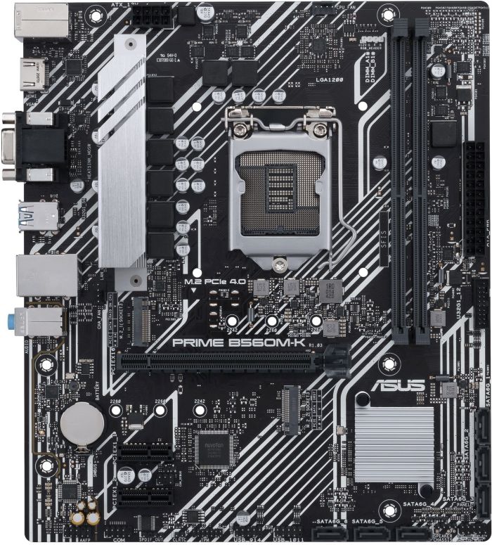 Материнcька плата ASUS PRIME B560M-K s1200 B560 2xDDR4 M.2 HDMI-VGA mATX