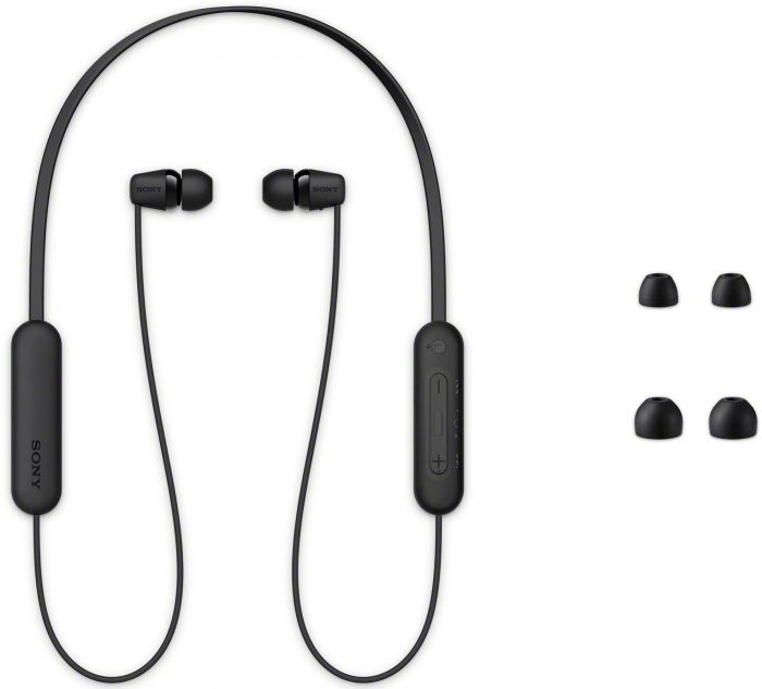 Навушники SONY WI-C100 In-ear IPX4 Wireless Чорний