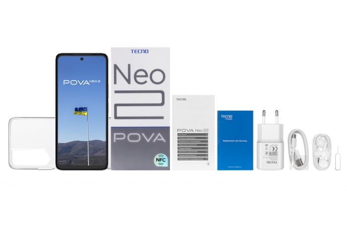 Смартфон TECNO POVA NEO-2 (LG6n) 6/128Gb 2SIM Uranolith Grey