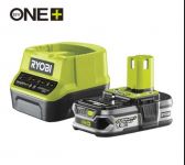 Набір акумуляторів + зарядний пристрій Ryobi RC18120-115, 18В ONE+, 1.5 Ач