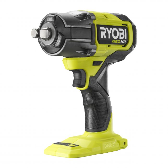 Гайковерт ударний RYOBI RIW18X-0 ONE+ акумуляторний, 900 Нм, безщітковий, 4 режими, підсвічування, 1.7 кг (без АКБ та ЗУ)