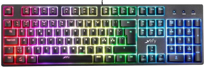 Клавіатура Xtrfy K3 Semi Mech RGB UA, Black