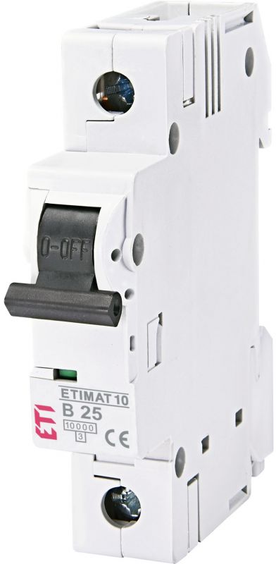Авт. вимикач ETIMAT 10 1p B 25А (10 kA)