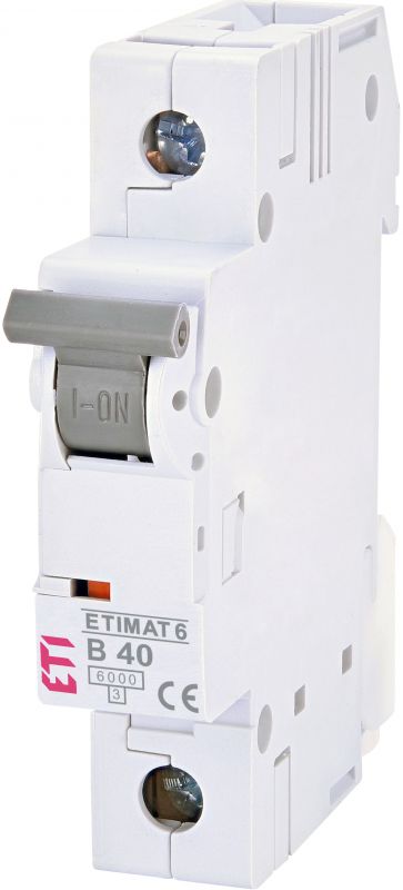 Автоматичний вимикач ETI ETIMAT 6 1p B 40A