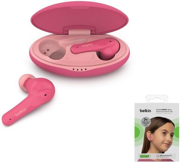 Навушники Belkin Soundform Nano True Wireless Pink