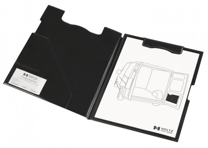 Кліпборд-папка магнітна A4 чорна Magnetoplan Clipboard Folder Black