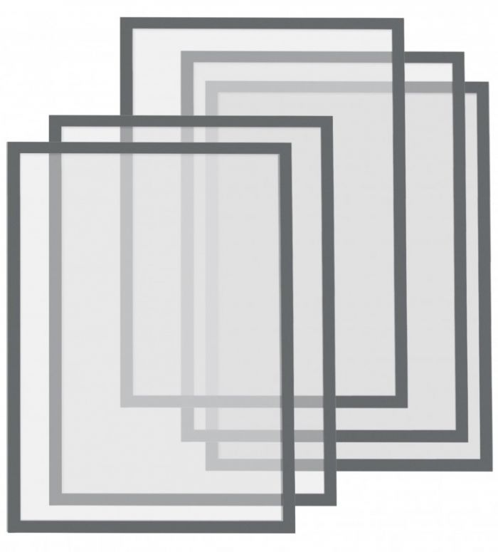 Рамки магнітні A4 сірі Magnetofix Frame Gray Set