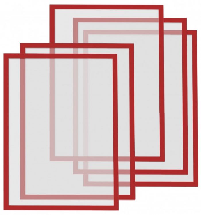 Рамки магнітні A4 червоні Magnetofix Frame Red Set