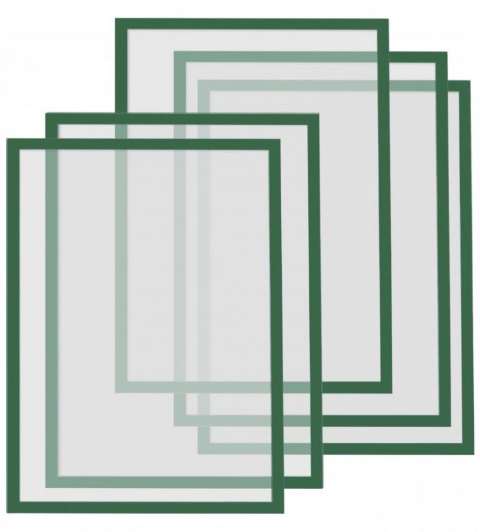 Рамки магнітні A4 зелені Magnetofix Frame Green Set