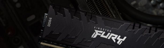 Пам'ять ПК Kingston DDR4 16GB KIT (8GBx2) 2666 FURY Renegade Black