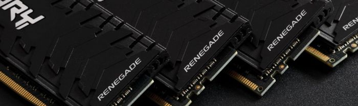 Пам'ять ПК Kingston DDR4 16GB KIT (8GBx2) 2666 FURY Renegade Black