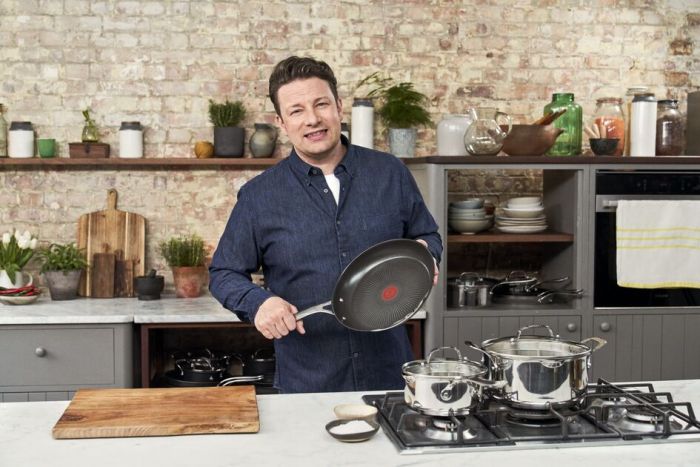 Набір посуду Tefal Jamie Oliver Cook's Direct, 10 предметів, нерж.сталь