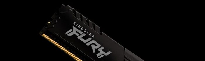 Пам'ять ПК Kingston DDR4 32GB KIT (16GBx2) 3200 Fury Beast Black