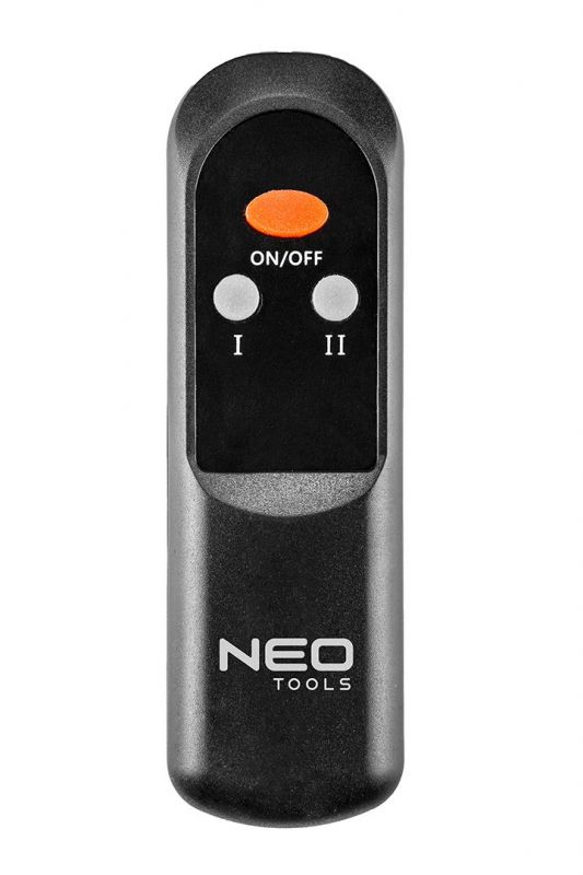 Інфрачервоний обігрівач Neo Tools, 2000 Вт, 18м2, 2 рівні потужності, пульт, 62.2х10.5х7.2 см, IP65
