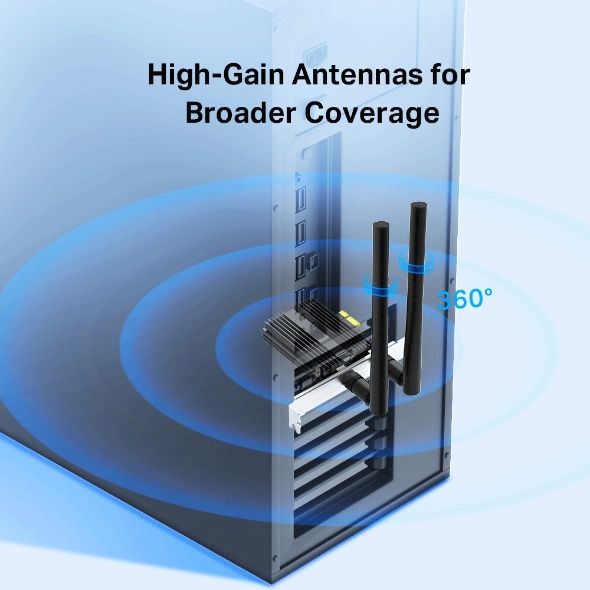 WiFi-адаптер TP-LINK Archer TX50E AX3000 BT5.0 PCI Express