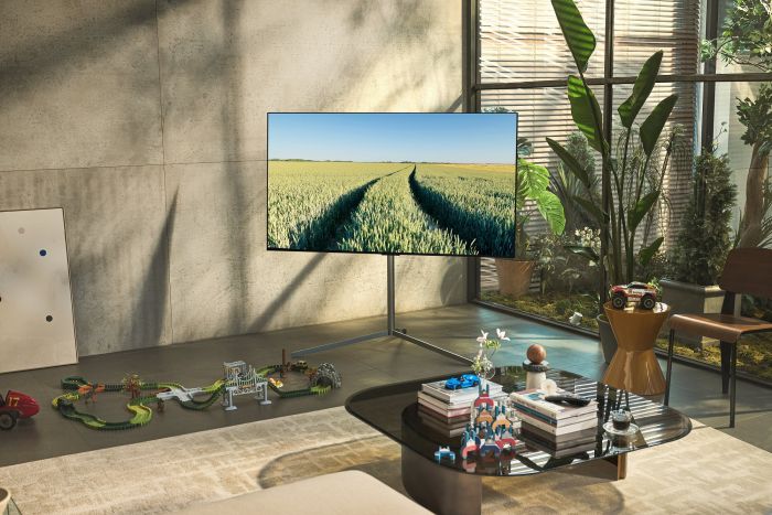 Телевізор 55" LG OLED 4K 100Hz Smart WebOS Dark Satin Silver