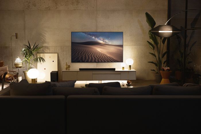 Телевізор 55" LG OLED 4K 100Hz Smart WebOS Dark Satin Silver