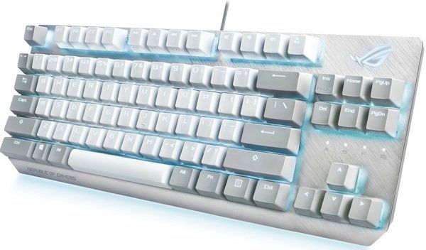 Клавіатура ASUS ROG Strix Scope NX TKL Moonlight White RD LED 84key USB EN White