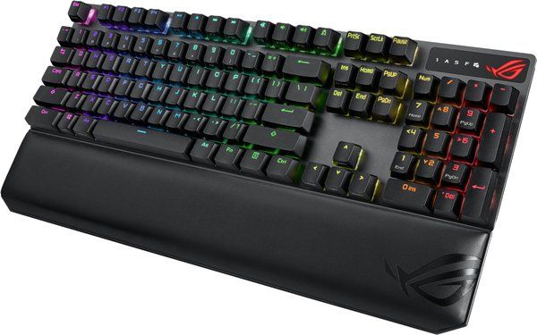 Клавіатура ASUS ROG Strix Scope RGB 105key NX Red Wireless Deluxe USB/WL/BT RU Black