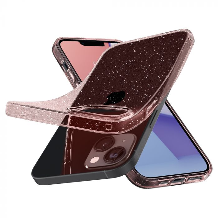 Чохол Spigen для Apple iPhone 14 Liquid Crystal Glitter, Rose Quartz