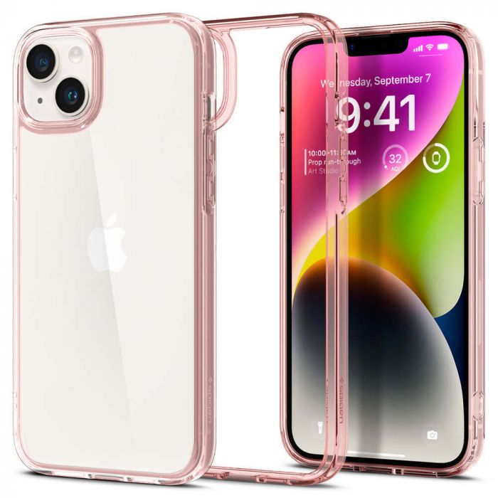 Чохол Spigen для Apple iPhone 14 Plus Ultra Hybrid, Rose Crystal