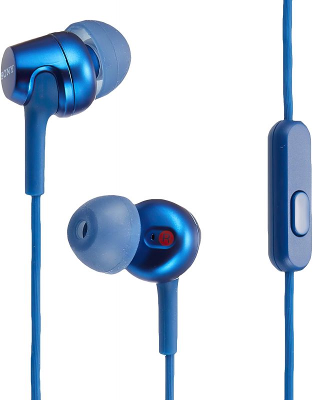 Навушники Sony MDR-EX255AP In-ear Mic Синій