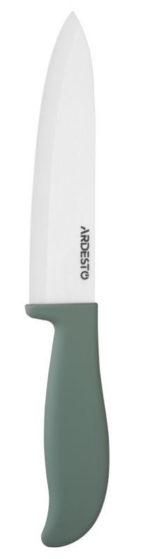 Ніж керамічний кухарський Ardesto Fresh 27.5 см, зелений, кераміка/пластик