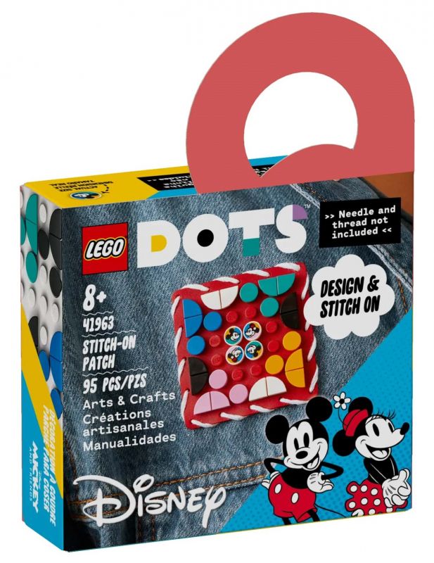 Конструктор LEGO DOTS Нашивка Міккі Маус та Мінні Маус