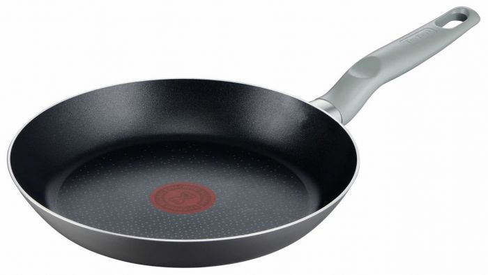 Сковорода Tefal Air Cook, 24см, покриття Titanium, Thermo-Spot, алюм., сірий