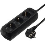 Мережевий подовжувач Hama 3XSchuko 3G*1.5мм 5м Black