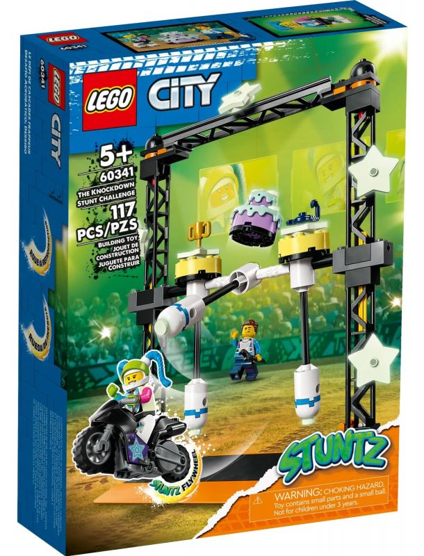 Конструктор LEGO City Stuntz Каскадерське завдання «Нокдаун»