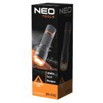 Ліхтар ручний Neo Tools, 200 люмен, 3 Вт, LED COB, алюмінієвий, 3xAAA, IP20