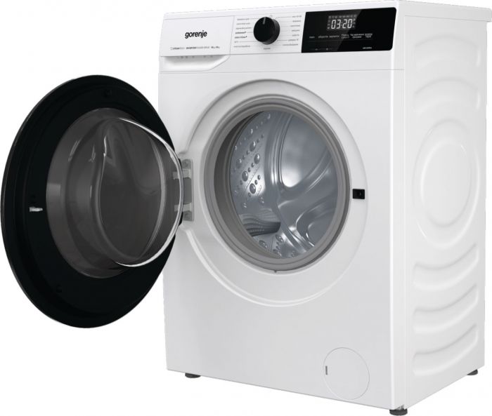 Прально-сушильна машина Gorenje фронтальна, 9(6)кг, 1400, A+, 66см, дисплей, інвертор, SterilTub, білий