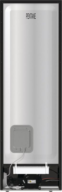 Холодильник з нижн. мороз. камерою Gorenje NRKE62BXL 185х60х60см, 2 двері, 203( 99)л, А++, NoFrost+ , LED дисплей, Зона св-ті, чорний