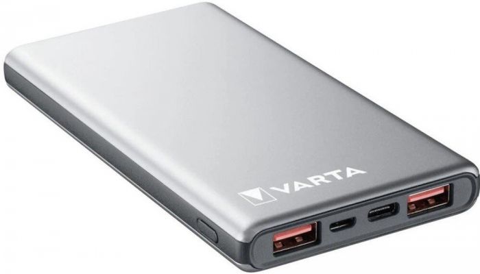 Універсальна літієва батарея Power Bank Varta Fast Energy 10000mAh Gray