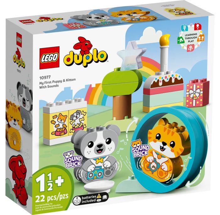 Конструктор LEGO DUPLO My First Моє перше цуценя та кошеня зі звуками