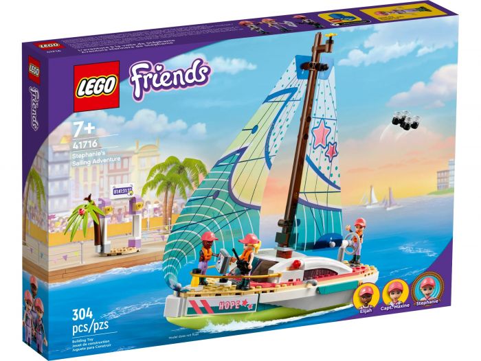 Конструктор LEGO Friends Пригоди Стефані на вітрильному човні