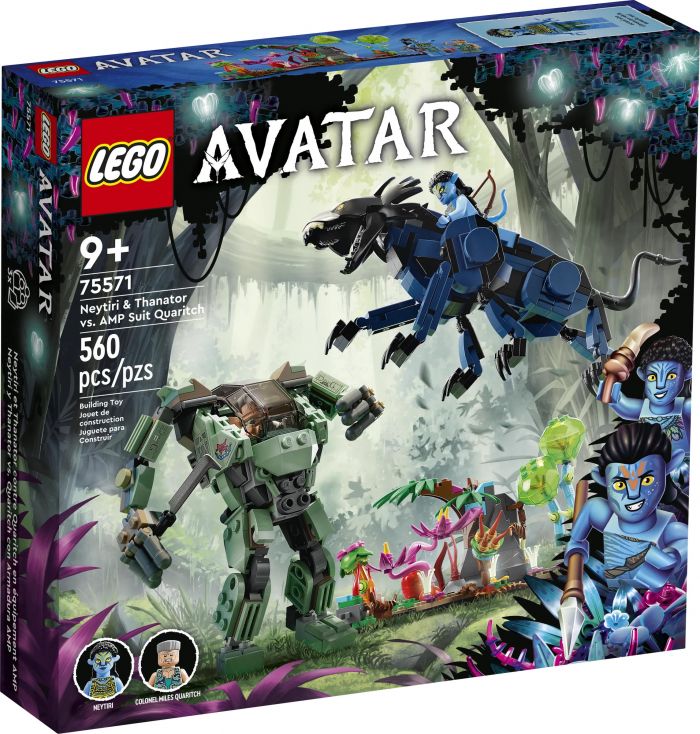 Конструктор LEGO Avatar Нейтірі та Танатор проти Куарітча у скафандрі УМП