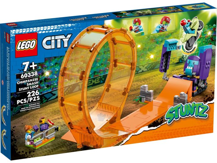 Конструктор LEGO City Stuntz Каскадерська петля «Удар Шимпанзе»