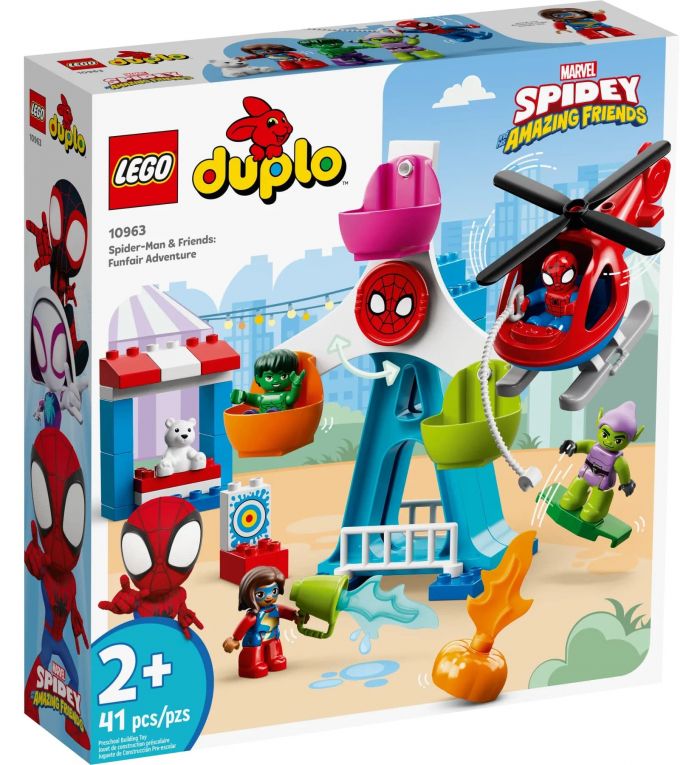 Конструктор LEGO DUPLO Super Heroes Людина-Павук і друзі: Пригоди на ярмарку