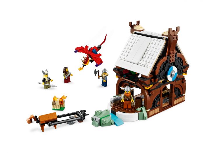 Конструктор LEGO Creator Корабель вікінгів і Мідгардський змій