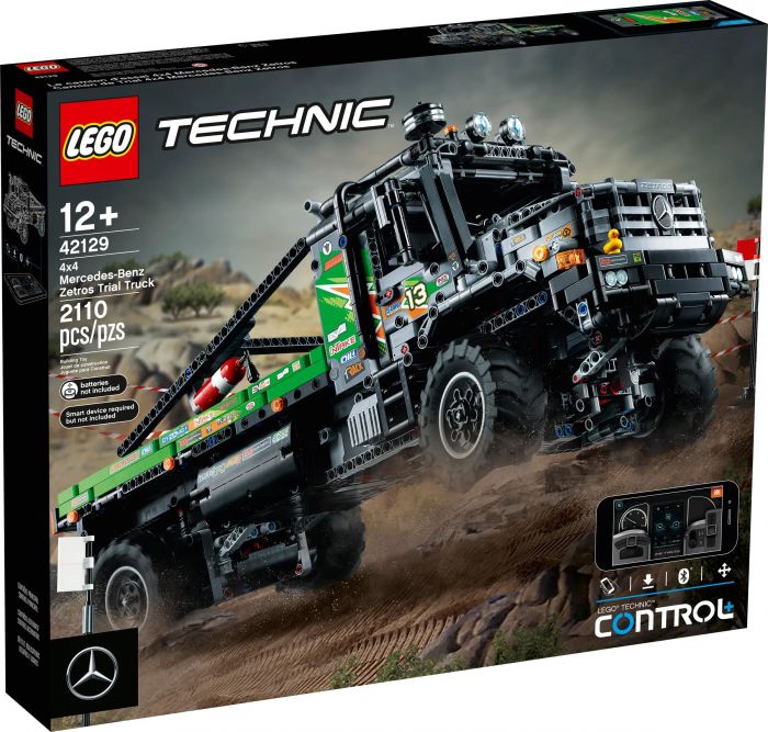 Конструктор LEGO Technic Повнопривідна вантажівка для випробувань Mercedes-Benz Zetros