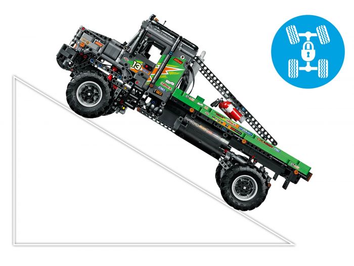 Конструктор LEGO Technic Повнопривідна вантажівка для випробувань Mercedes-Benz Zetros