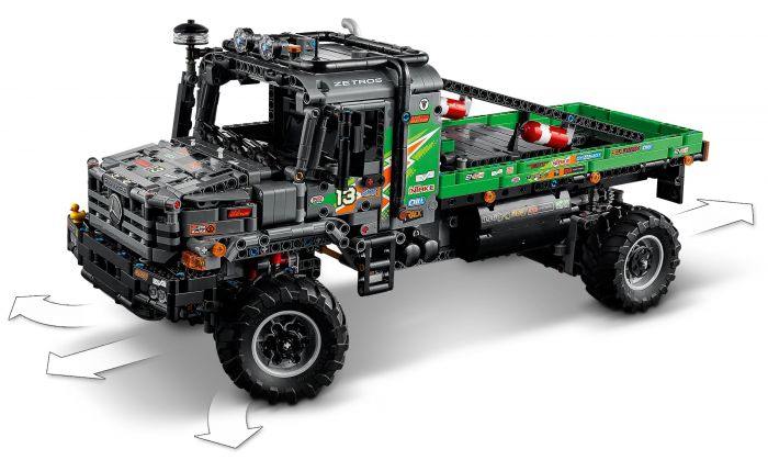 Конструктор LEGO Technic Повнопривідна вантажівка для випробувань Mercedes-Benz Zetros